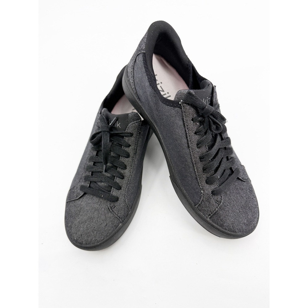 Kizik Irvine Eco Hands-Free Sneakers Charcoal Gray Womens 8 Mens 6.5